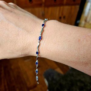 Sapphire bracelet